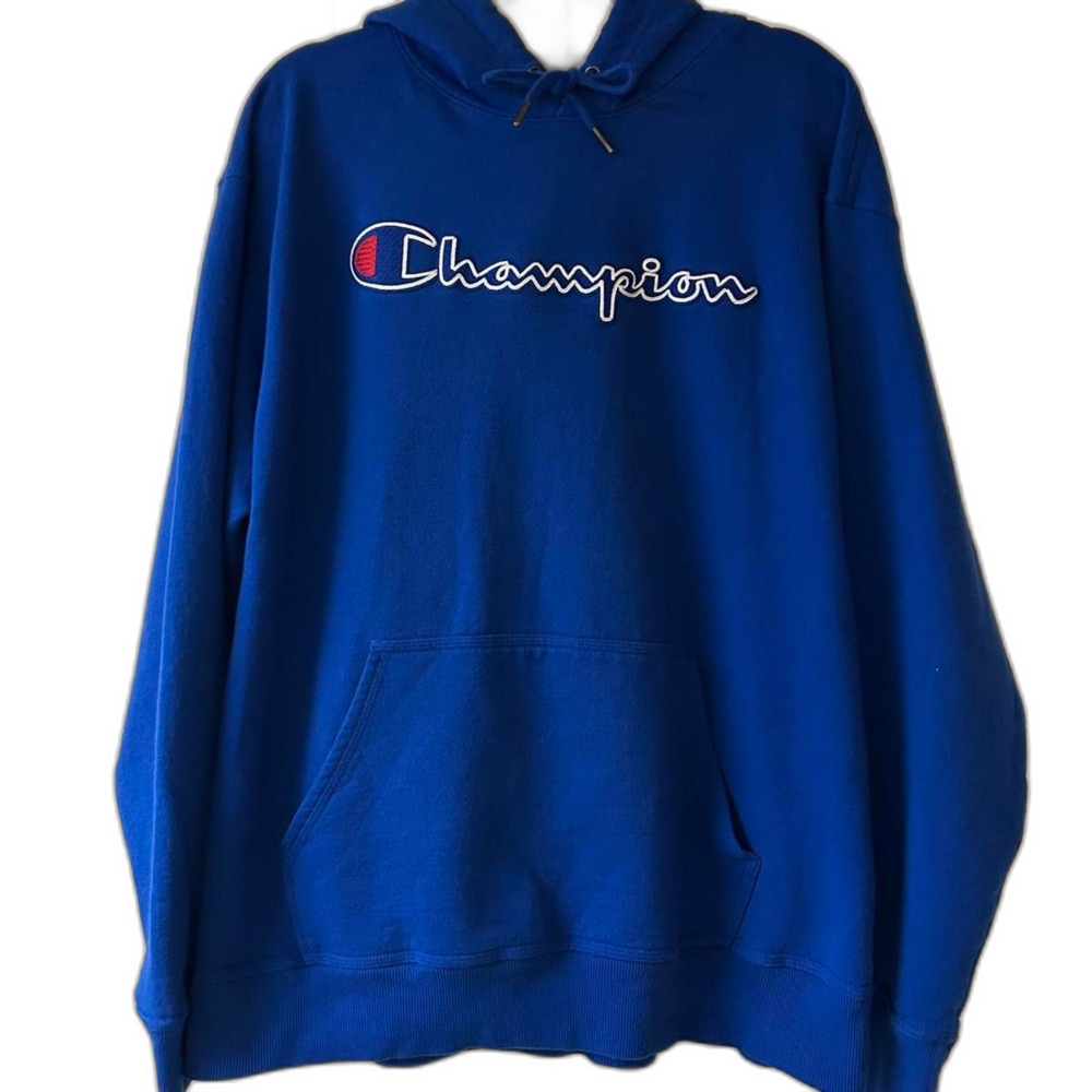 Champion Men's Blue Hoodie
